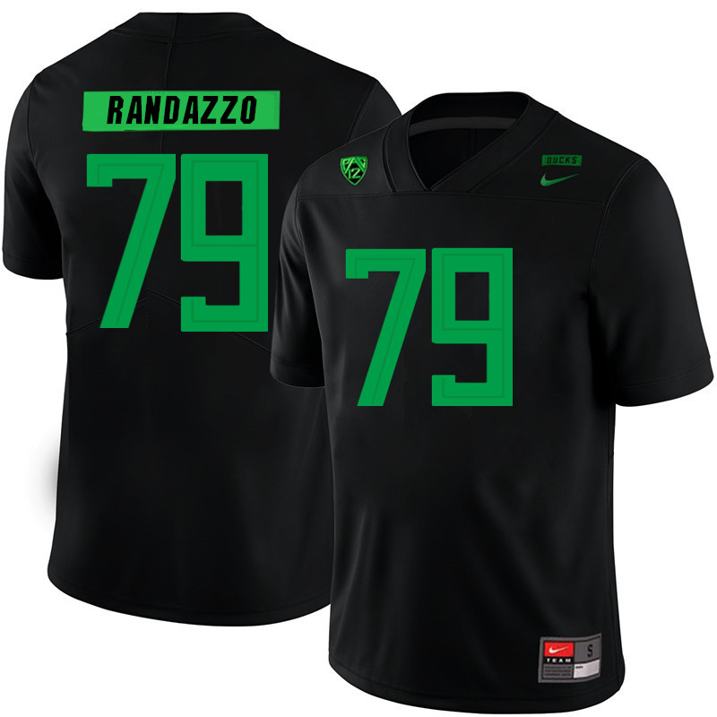 2019 Men #79 Chris Randazzo Oregon Ducks College Football Jerseys Sale-Black